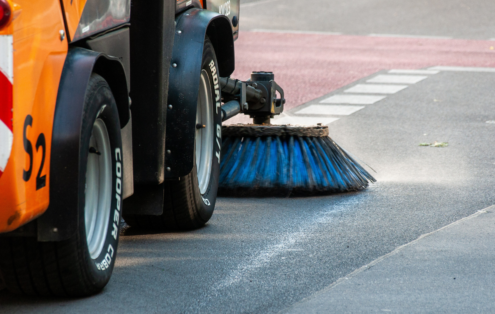 Kamloops street sweeping truck