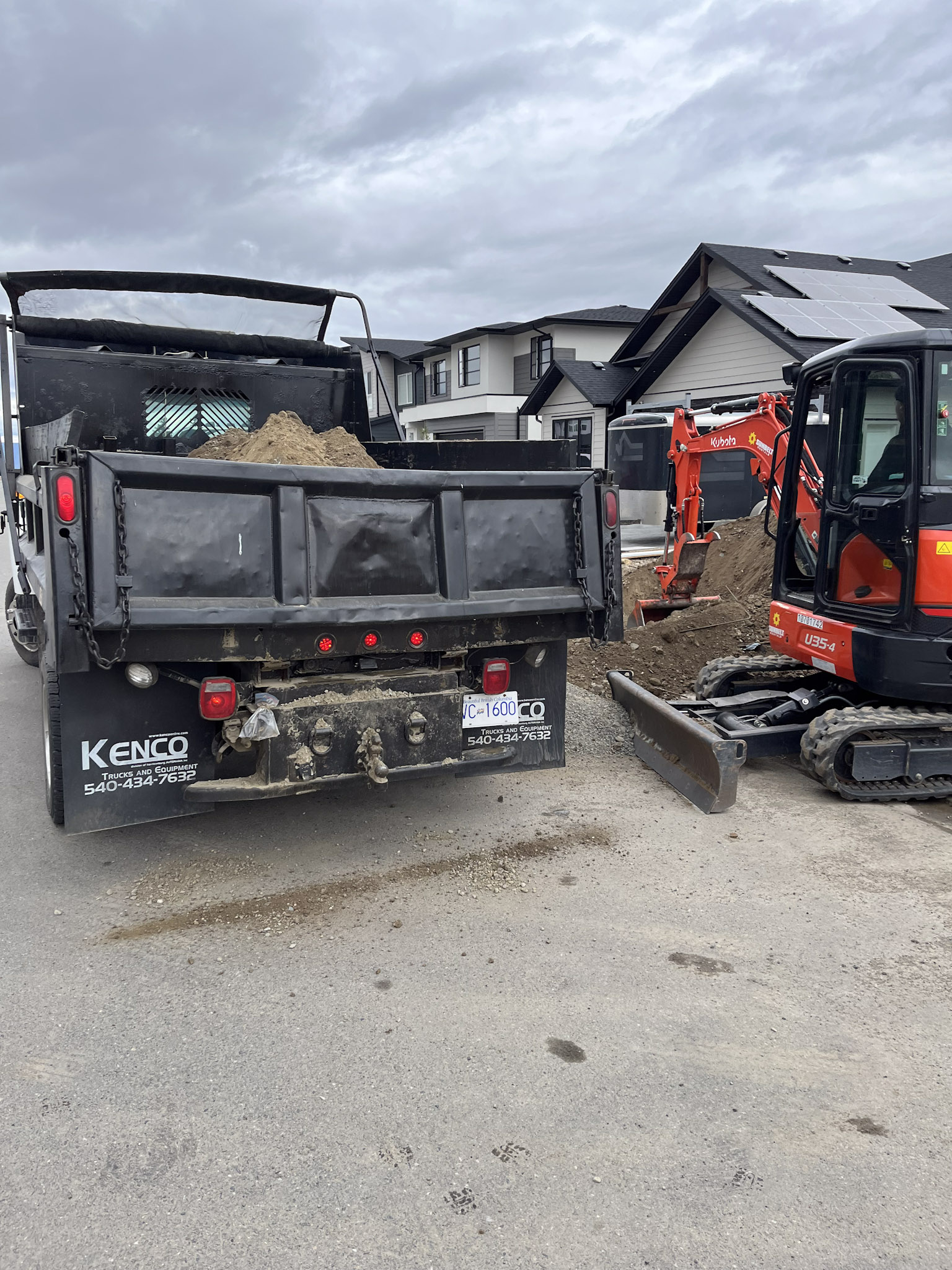 Dump truck hauling and debris removal