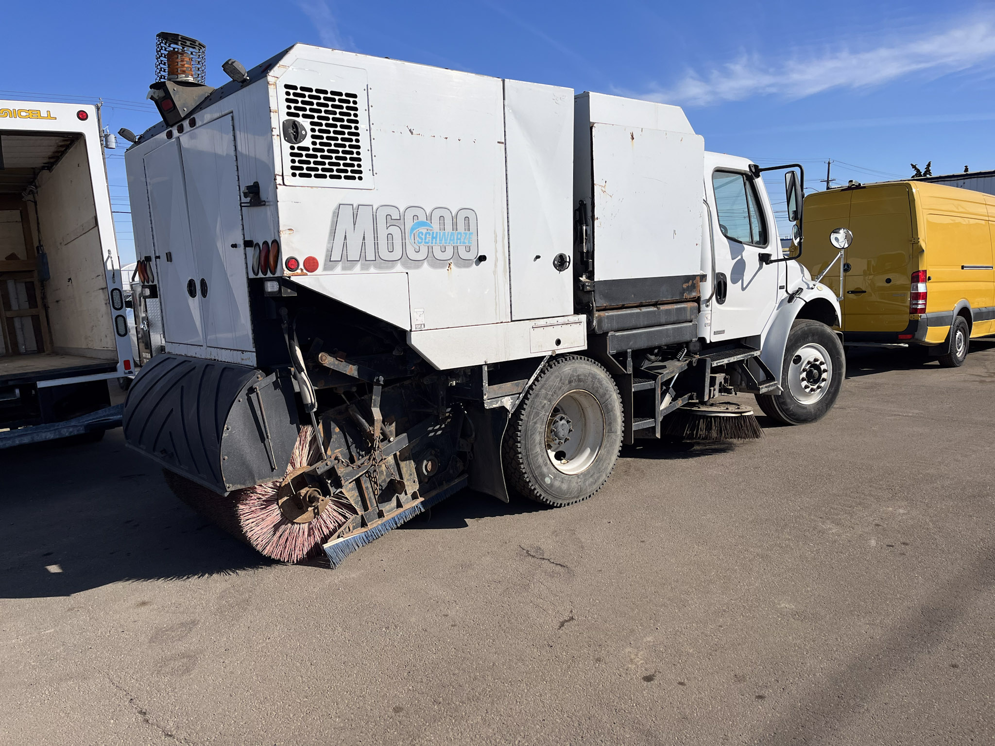 Ollek Contracting truck in Kamloops
