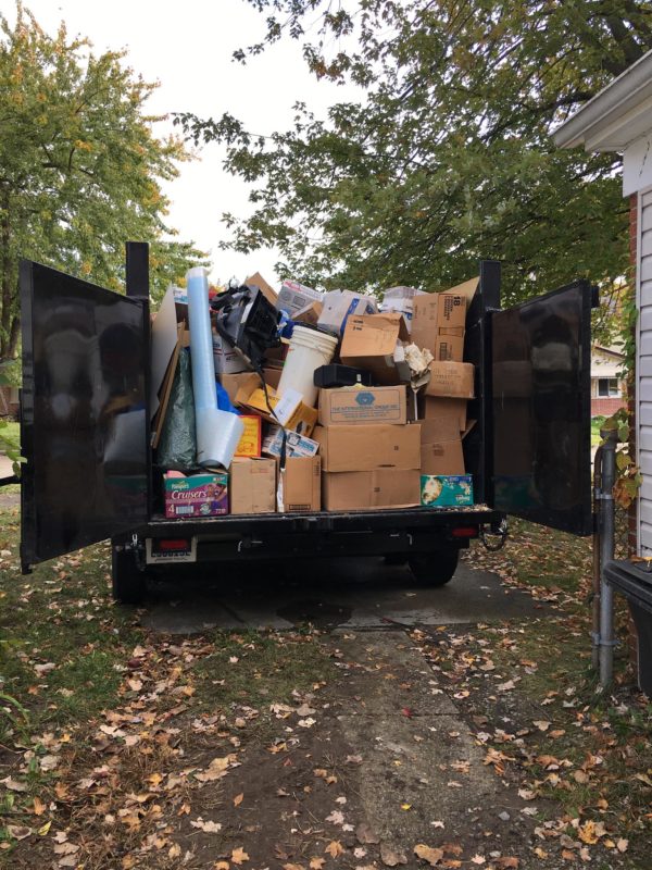 Yard waste removal and hauling services